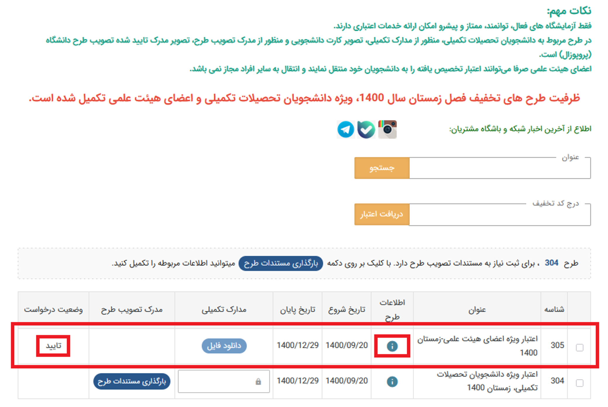 راهنمای استفاده از اعتبارات شبکه آزمایشگاهی فناوری‌های راهبردی (Labsnet)